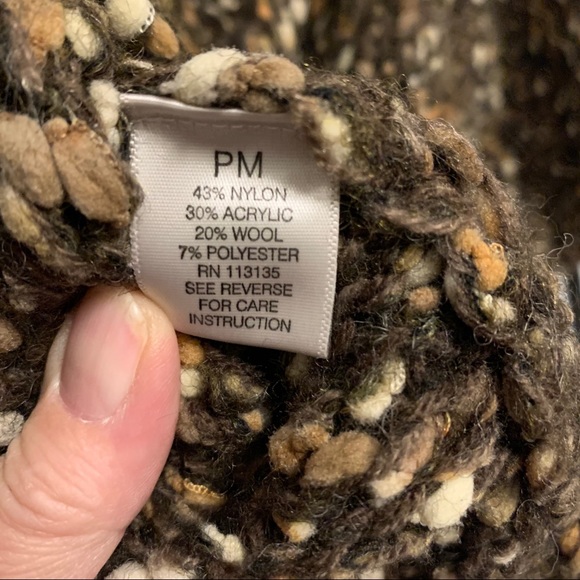 LEO and NICOLE Wool Blend Sweater Women's Size M Petite - Picture 5 of 7